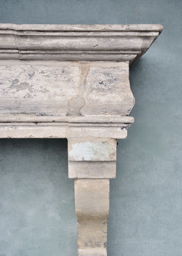 18th c. Cheminée from a Maison de Ville in Auray, a village in the Brittany Region of France - image 5