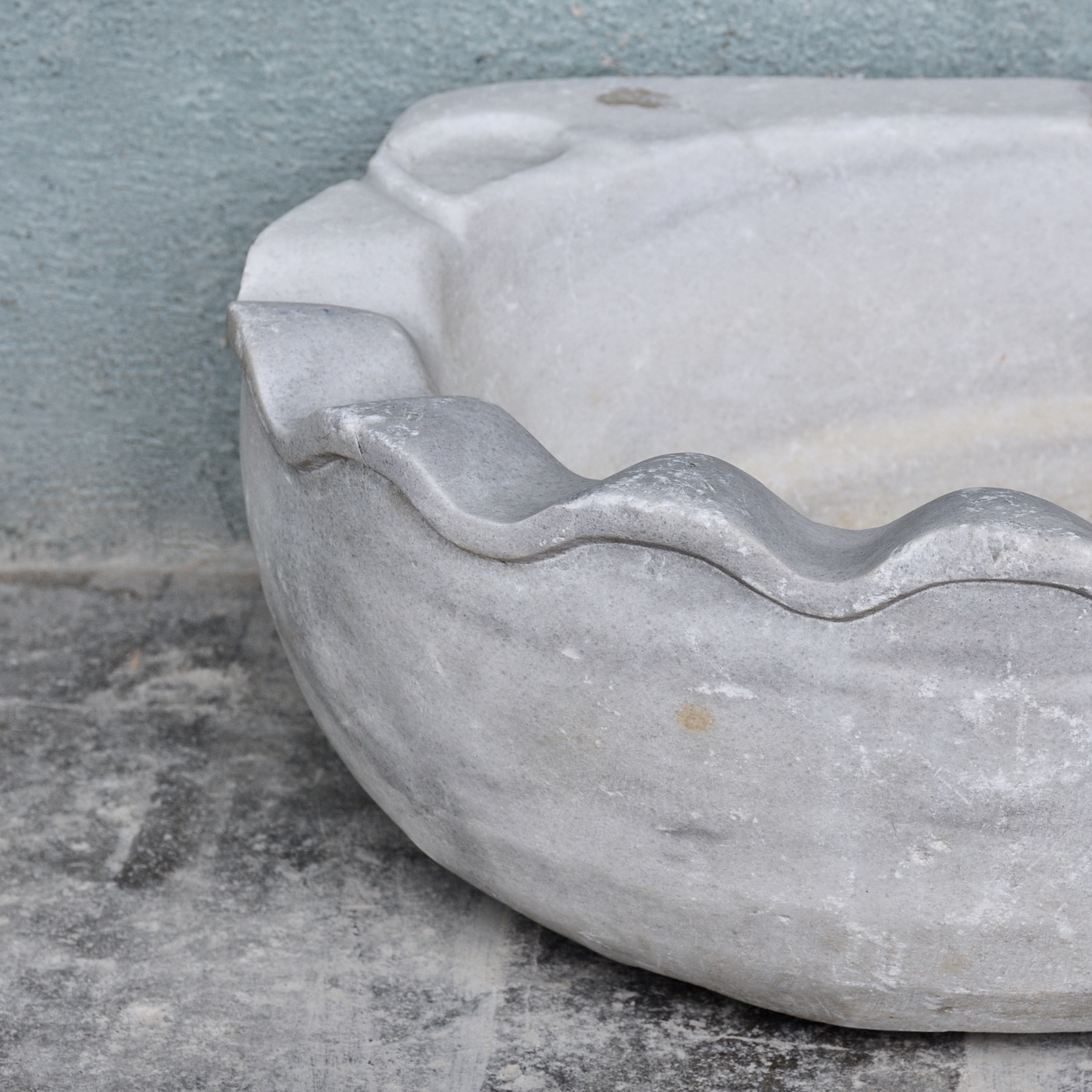 Antique White Marble Sink - image 4