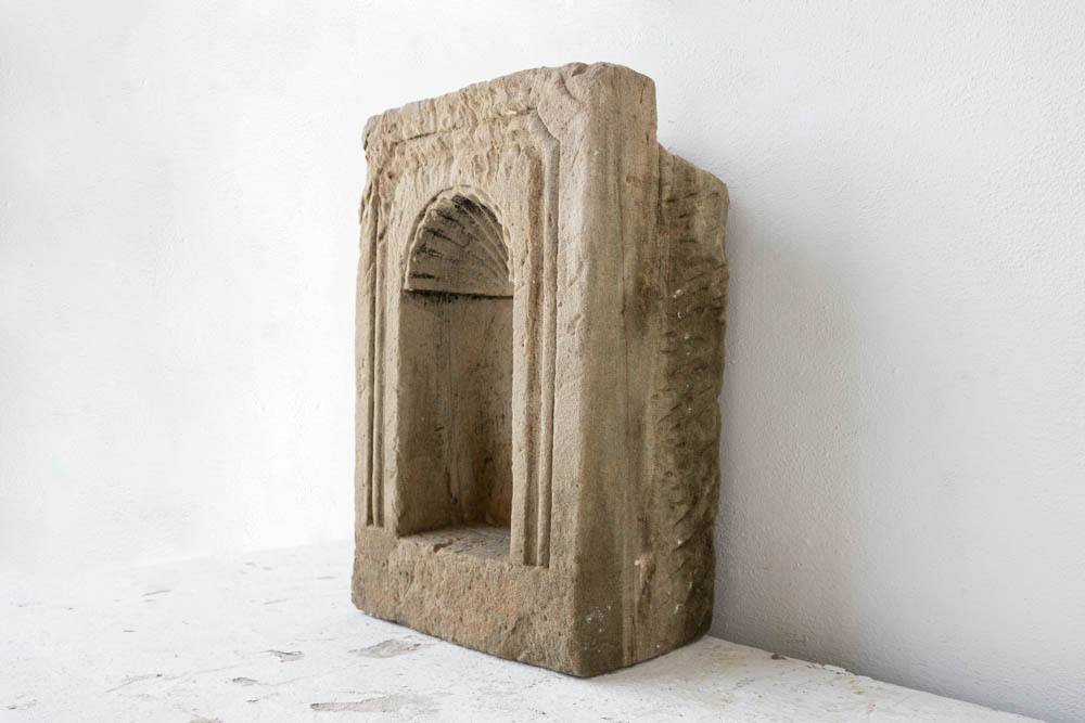 Small 18th c Stone Niche from a Maison de Ville in the Provencal Town of Apt