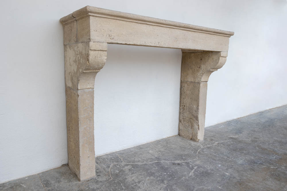 18th c. Cheminee from a village house in Comps, France