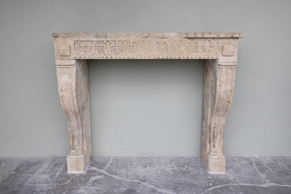 18th Century Mantel from Poitiers, a city on Rive Clain (an important river in western France) - image 4
