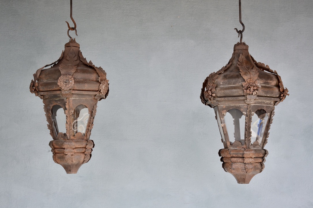 Pair of 18th c. Italian Processional Lanterns