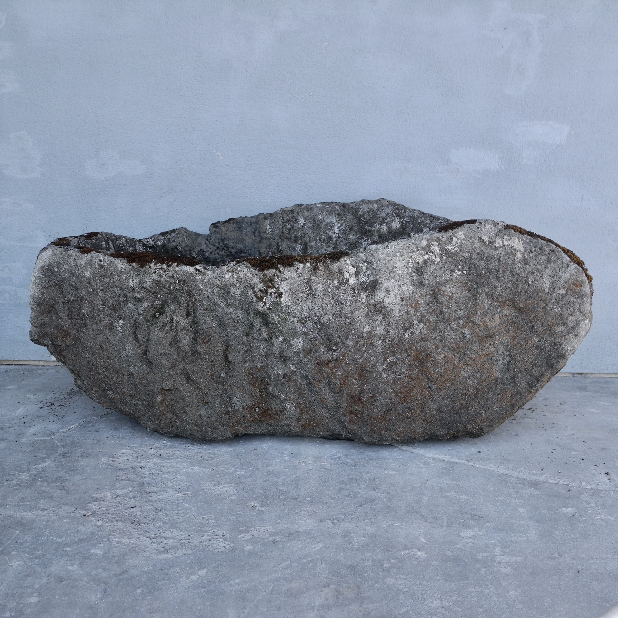Ancient Italian Volcanic Rock Trough from Tuscany
