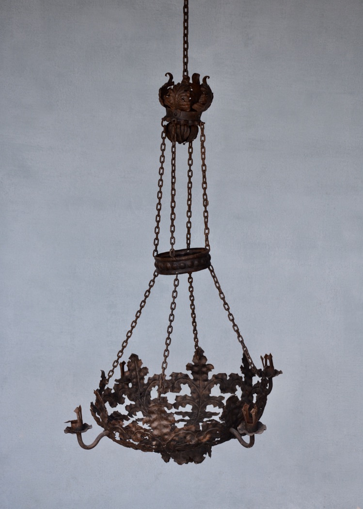 Late 19th c. Tole Italian Chandelier - image 2