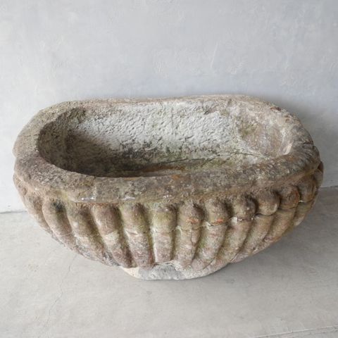 17th c. Fountain Basin from the Gardens of Chateau de Sanse in the French Town of Sainte Radegonde - image 5