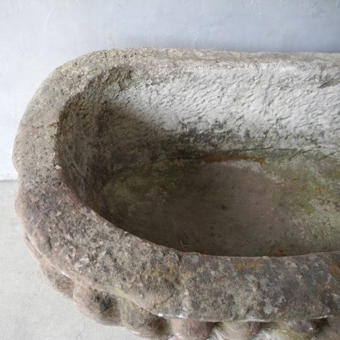 17th c. Fountain Basin from the Gardens of Chateau de Sanse in the French Town of Sainte Radegonde - image 2