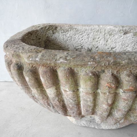 17th c. Fountain Basin from the Gardens of Chateau de Sanse in the French Town of Sainte Radegonde - image 3