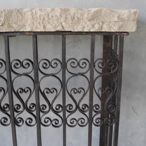 18th c. Catalonian Balcony Console with Reclaimed Stone Top - image 4