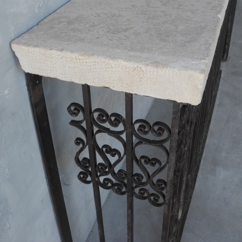18th c. Catalonian Balcony Console with Reclaimed Stone Top - image 2