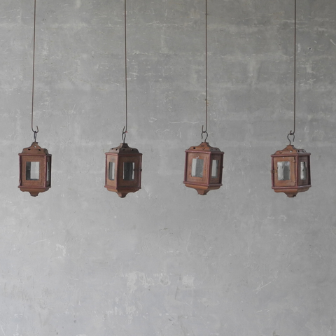 Set of four 19th c. Italian Processional Lanterns - image 3