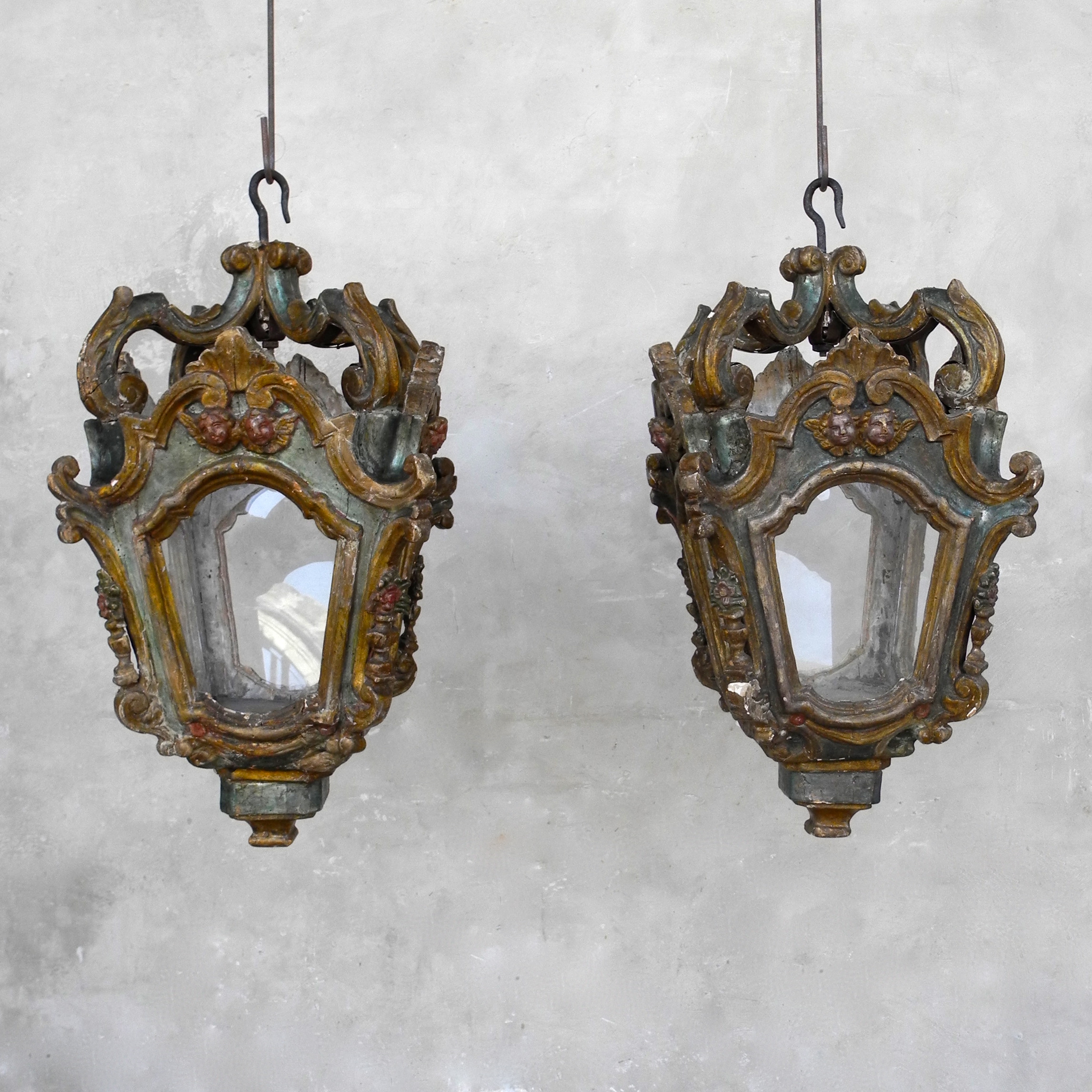 Early 18th c. Processional Lanterns from Rome
