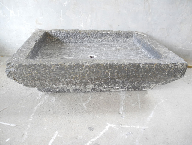 18th c. Blue Stone Evier from a Maison Campagne near Beziers, France - image 2
