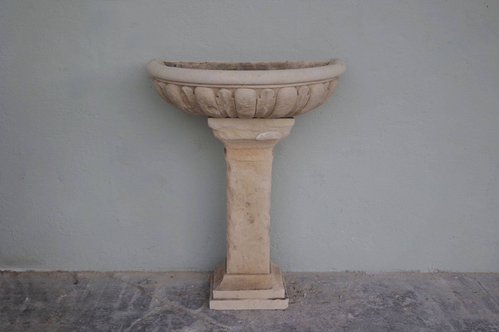 17th c Basin from Montlucon, a town in the Allier department of France