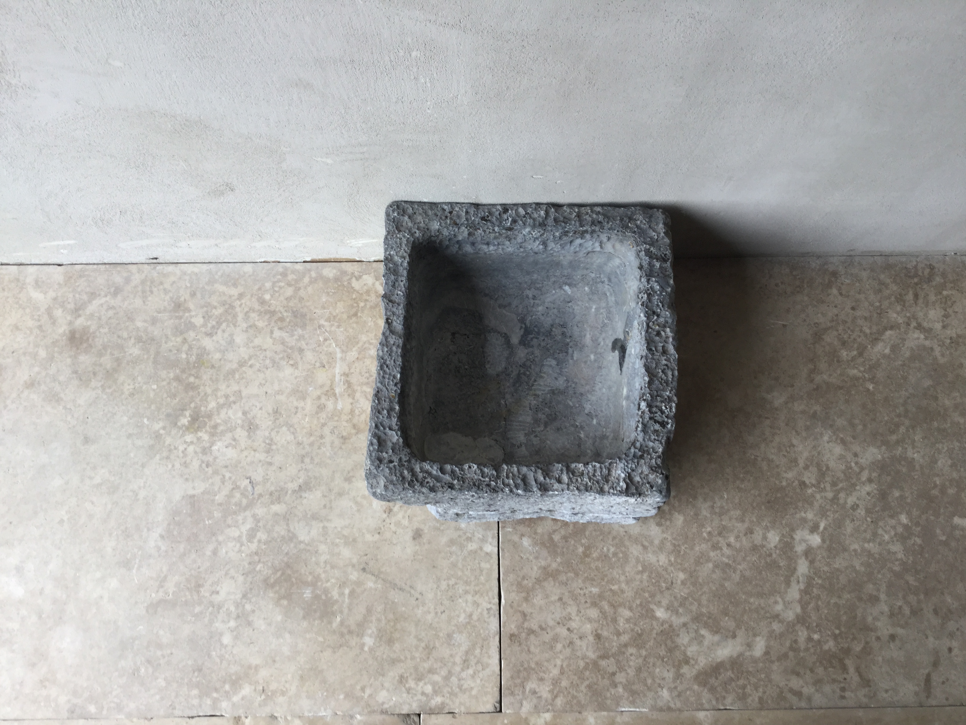 Reclaimed Belgian Blue Stone Sink - image 3