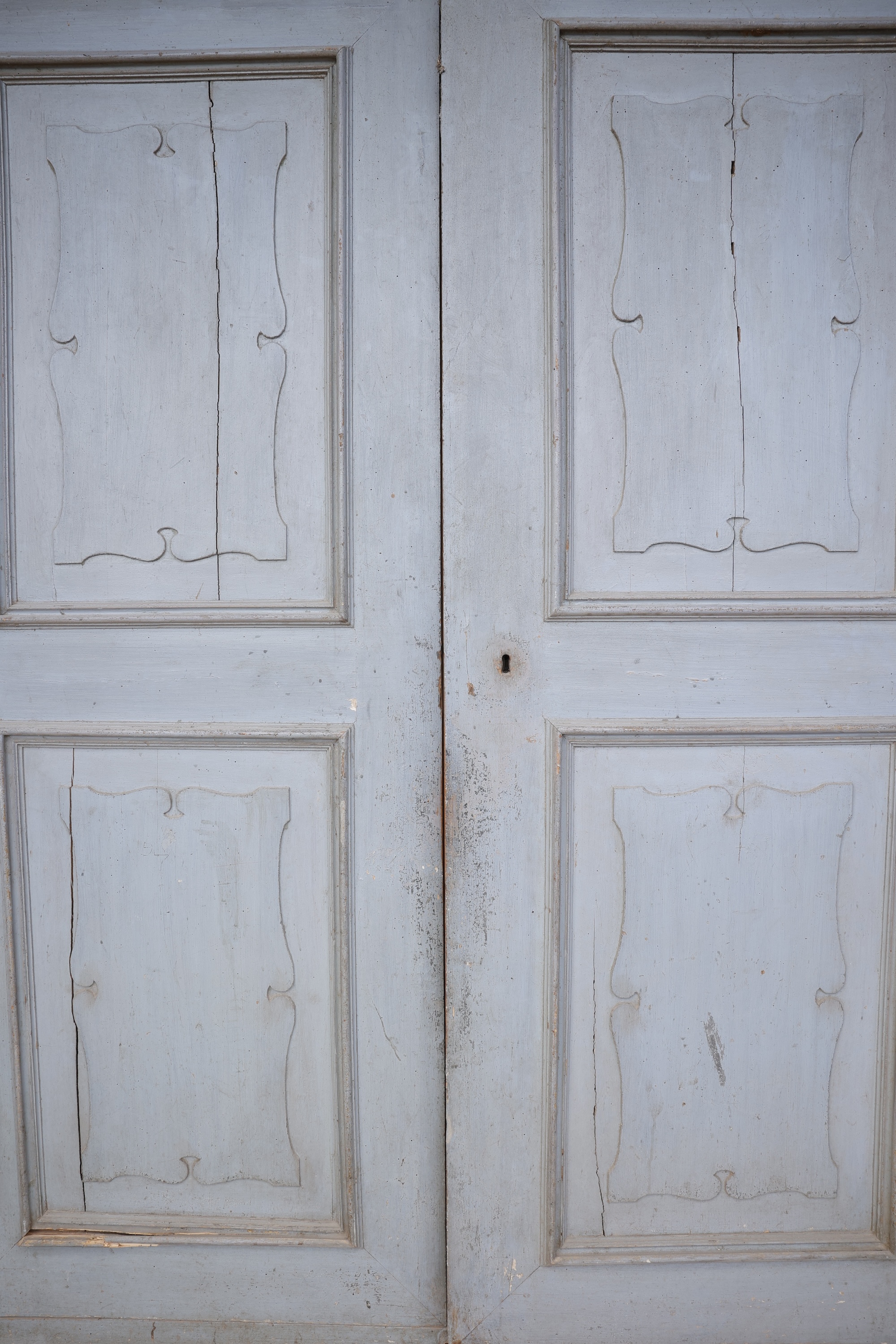 Pair of 18th c. Armadi from a house in Empoli, a town in the Tuscan Region of Italy - image 2