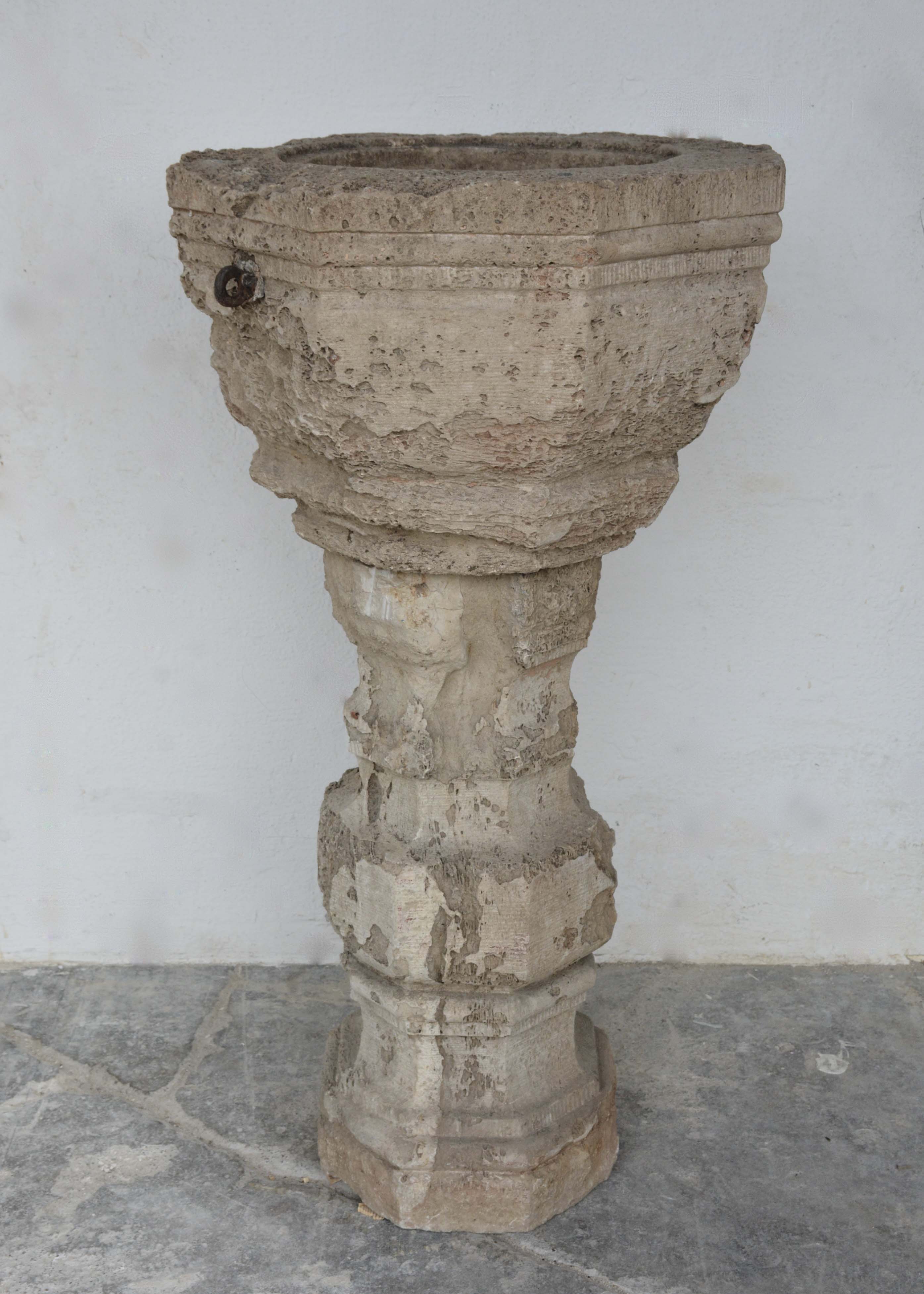 16th c Benetier from the Private Chapel of a Property near Uzes, France