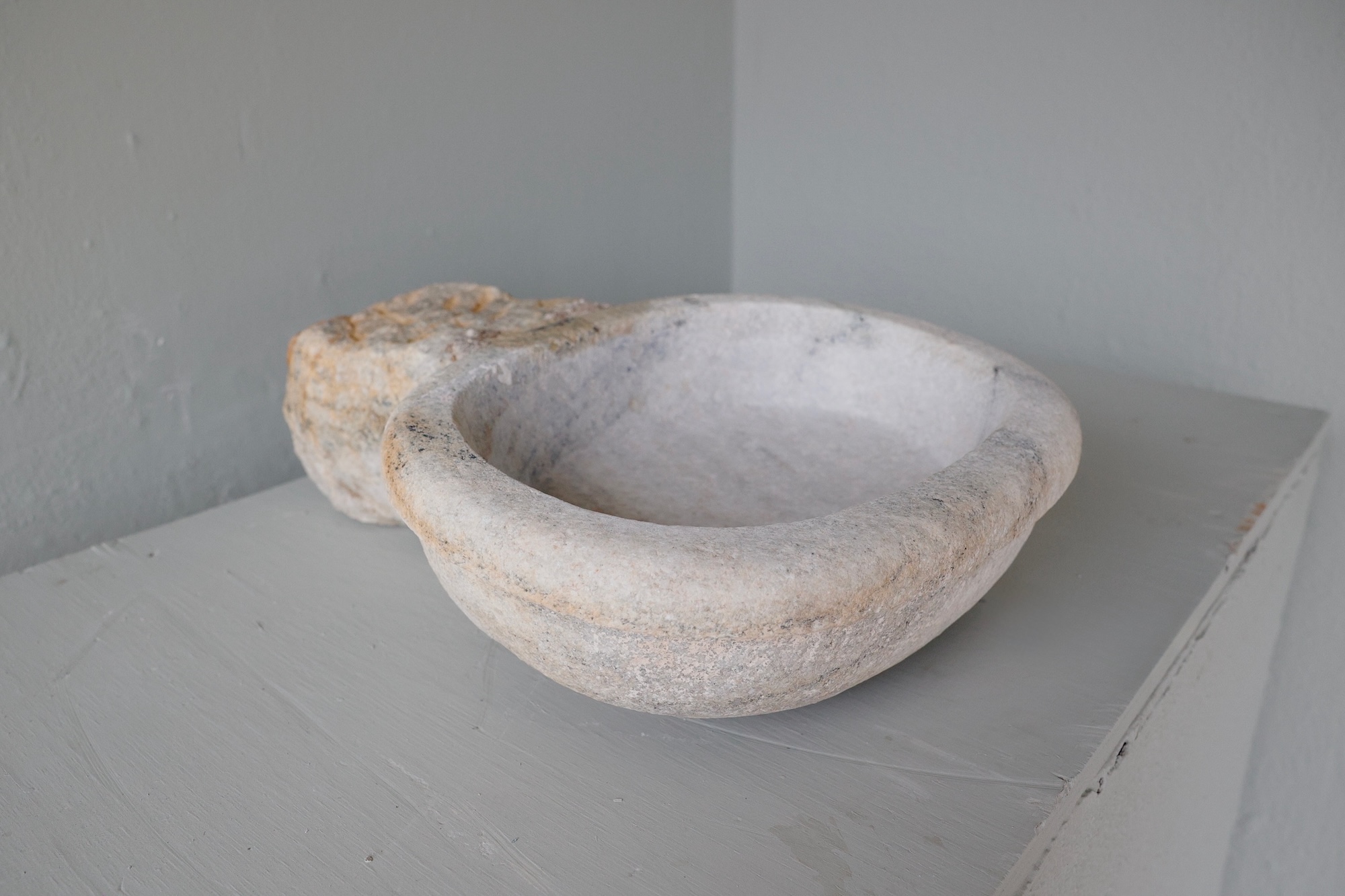 18th c Marble Benetier from a Private Chapel in Fossano, Italy - image 2
