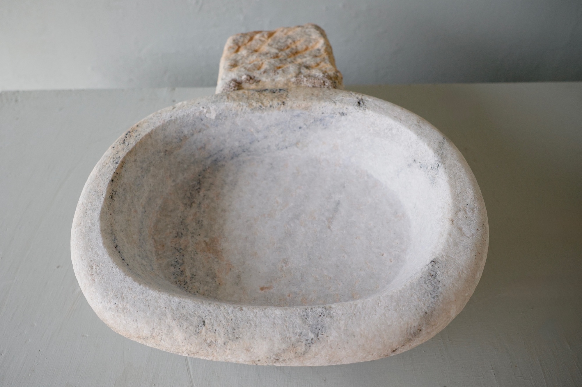 18th c Marble Benetier from a Private Chapel in Fossano, Italy - image 4