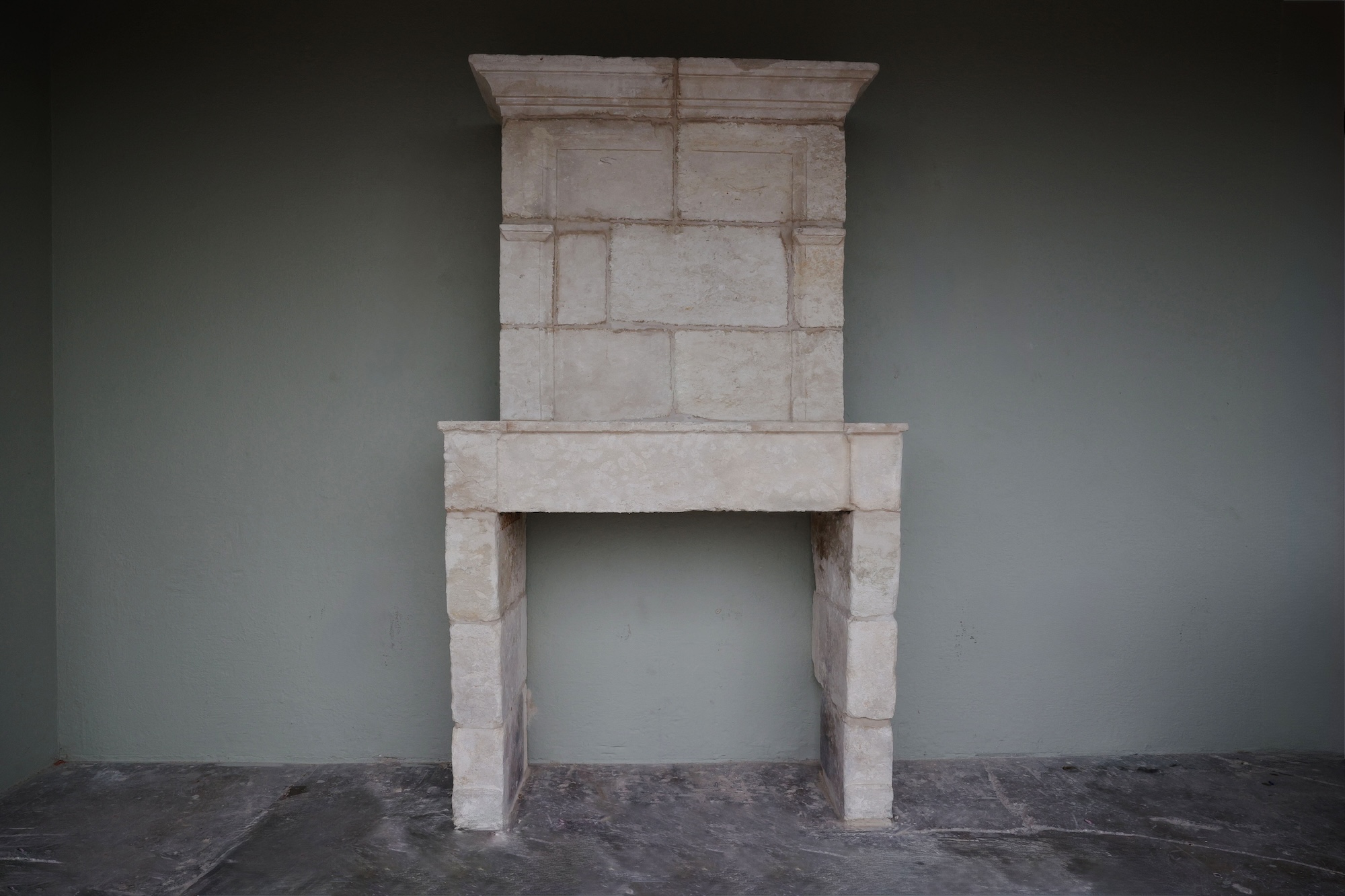 18th c. Trameau Cheminee from a Maison de Ville in Uzes, a town in the South of France