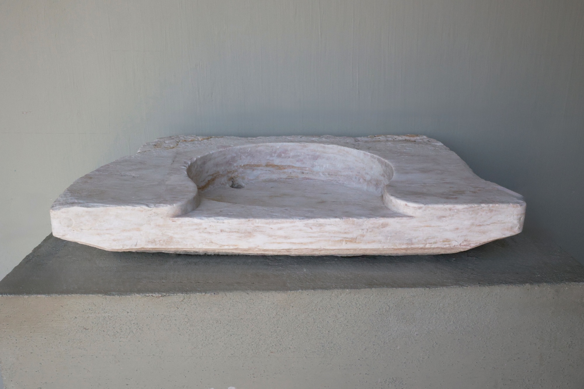 18th c. Marble Evier from a Maison Particulaire in Montpellier, France