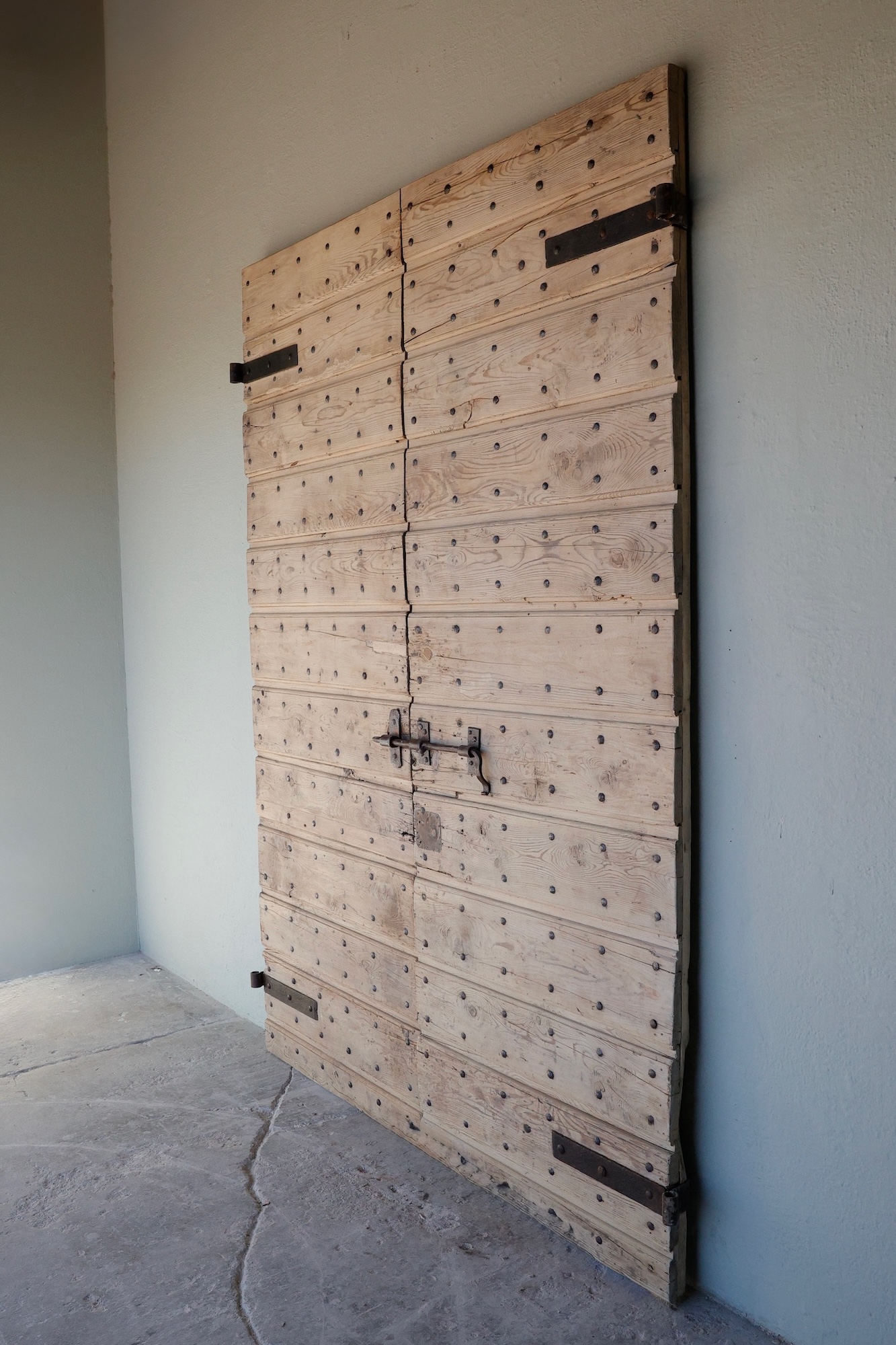 17th c Doors from the entrance to the "Bottaia" (cask cellar) of a Vineyard outside of the Tuscan town of Montalcino - image 3