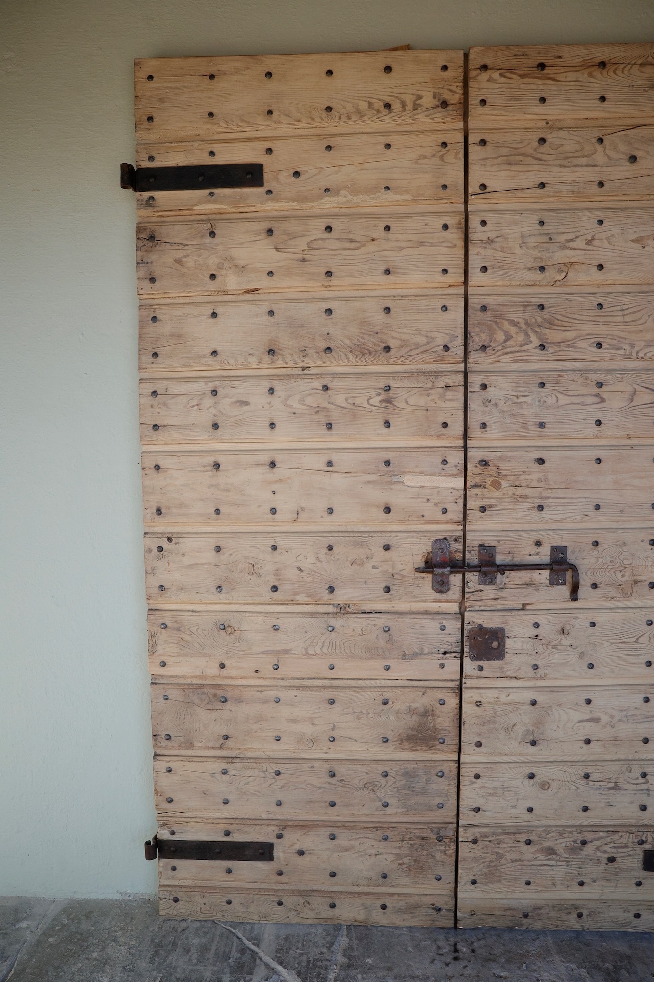 17th c Doors from the entrance to the "Bottaia" (cask cellar) of a Vineyard outside of the Tuscan town of Montalcino - image 4