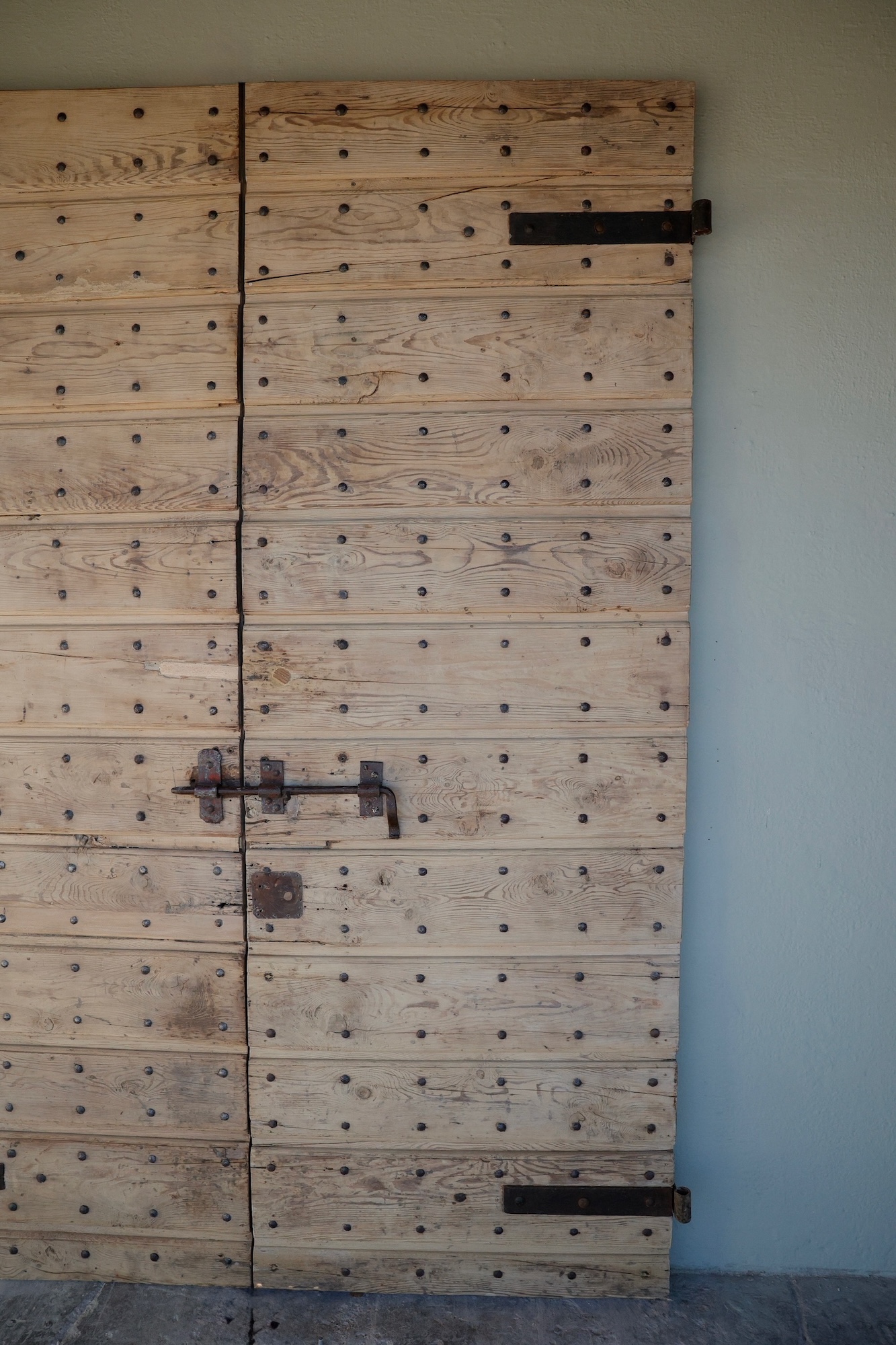 17th c Doors from the entrance to the "Bottaia" (cask cellar) of a Vineyard outside of the Tuscan town of Montalcino - image 5