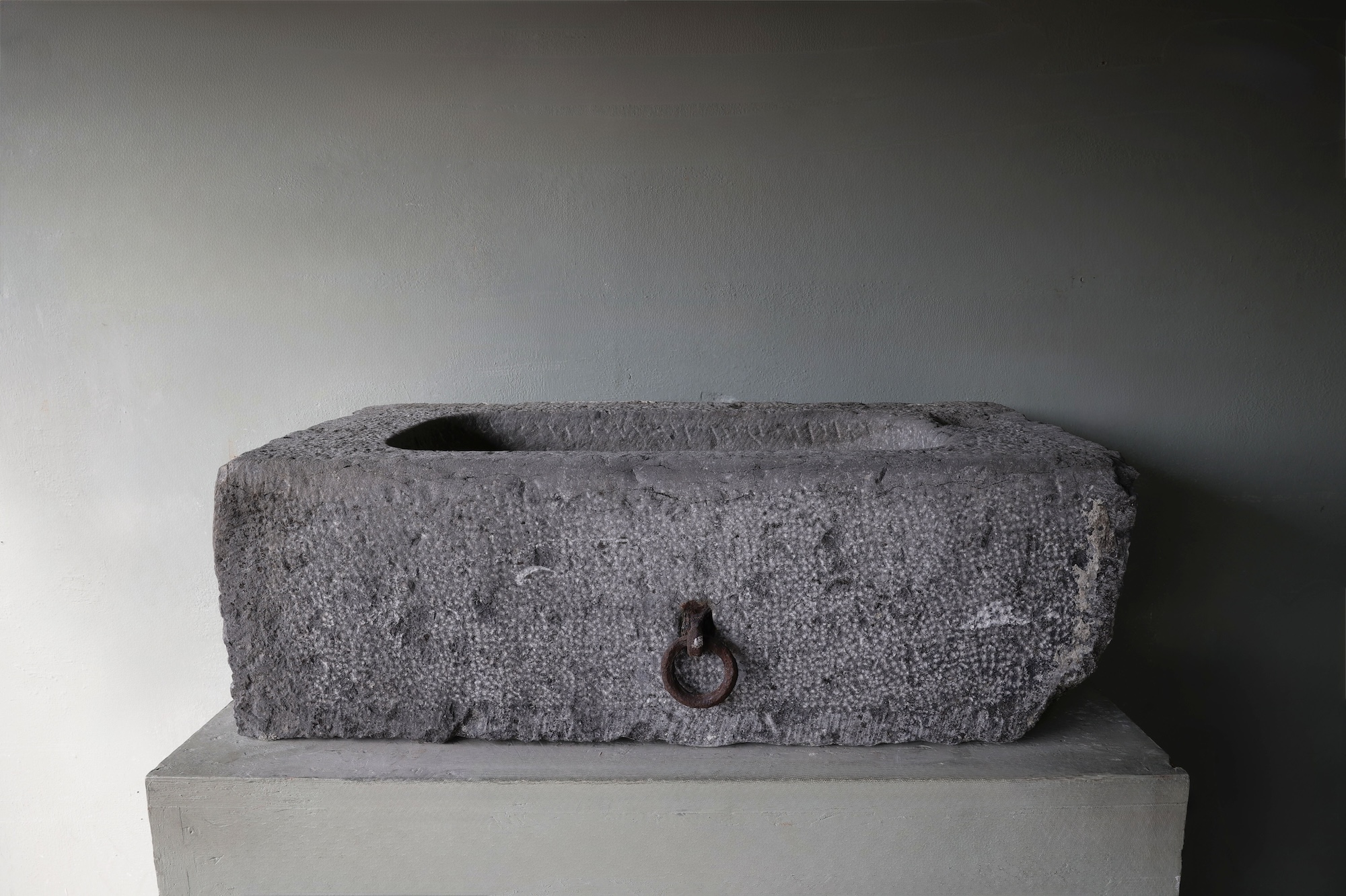 Small antique trough from a property near Antwerp, Belgium