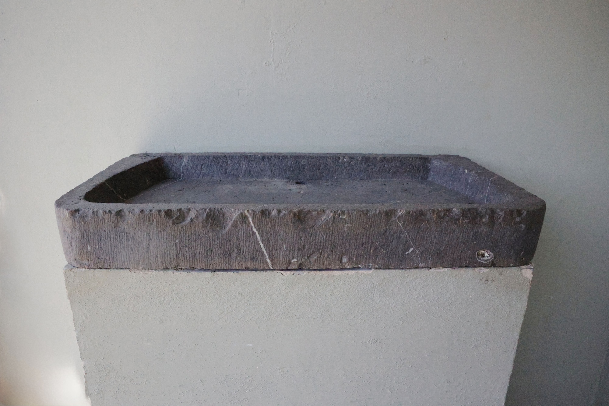 18th C. Belgian Bluestone Sink