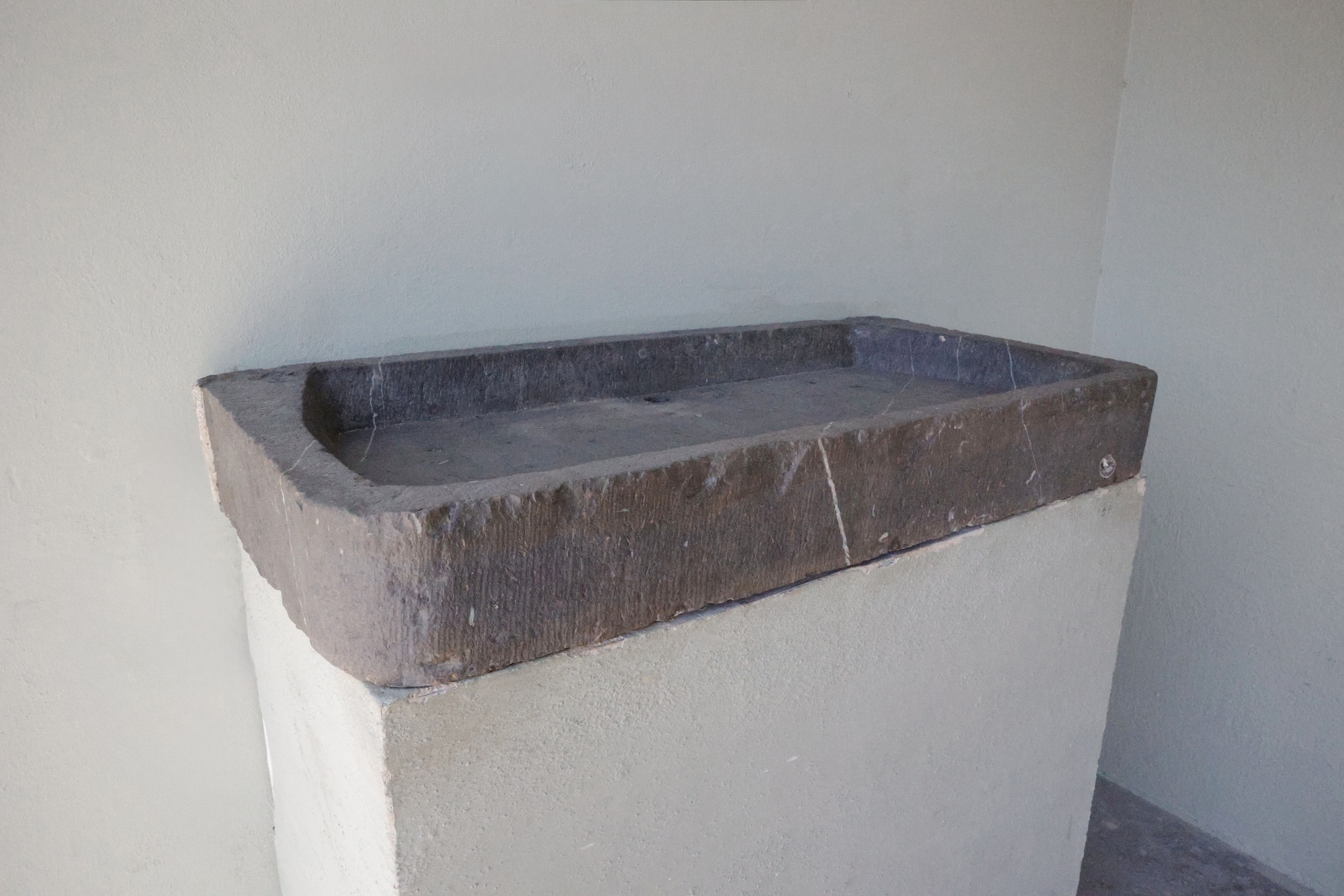 18th C. Belgian Bluestone Sink from a Village House in Mons, Belgium - image 3