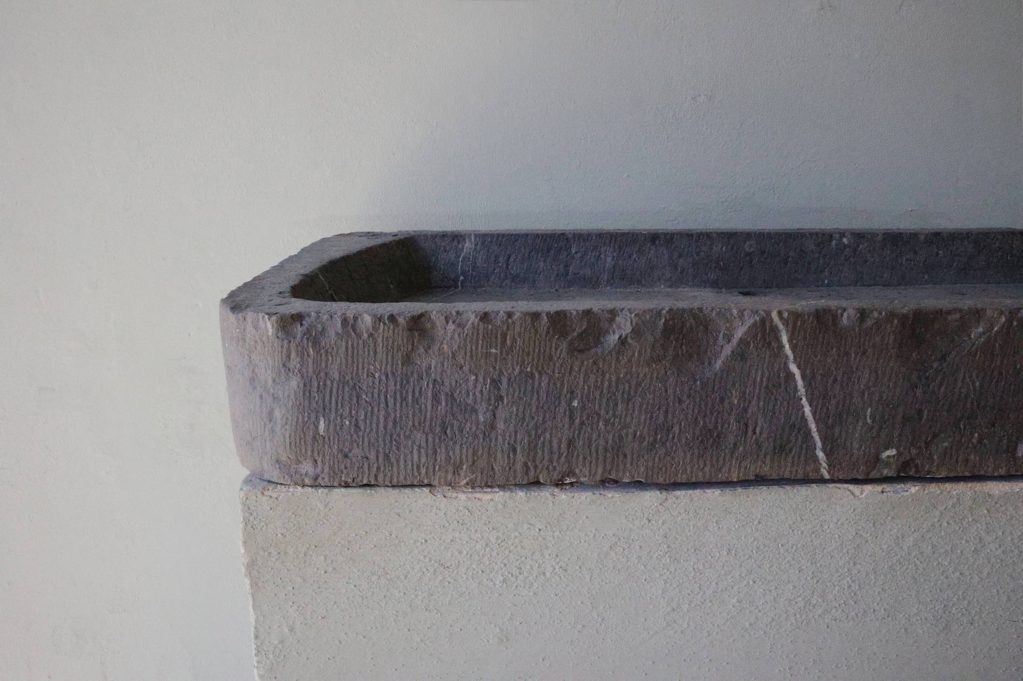 18th C. Belgian Bluestone Sink from a Village House in Mons, Belgium - image 4