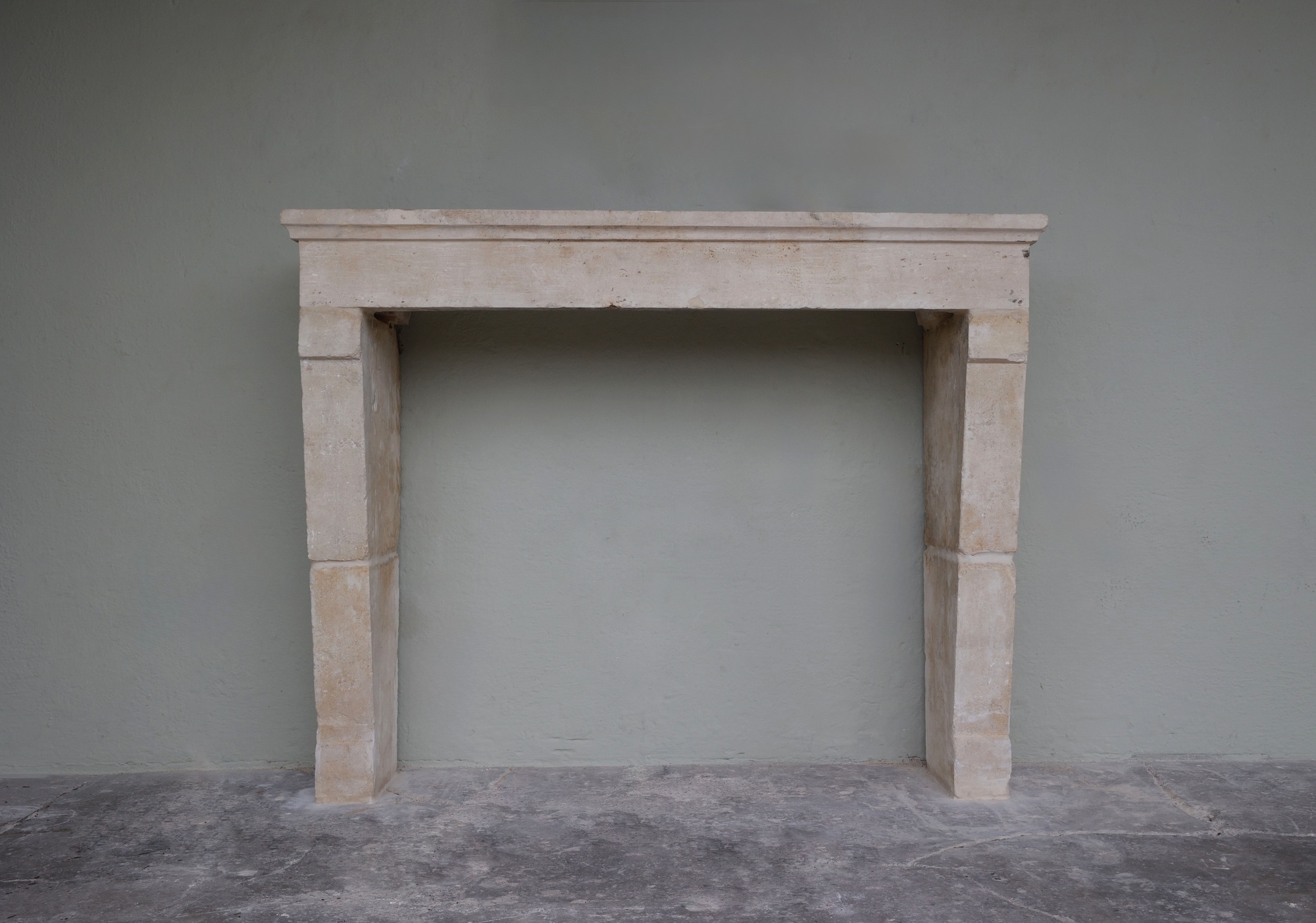 18th c. Mantel from a Maison de Ville in Chinon, a medieval town in the Touraine region of France
