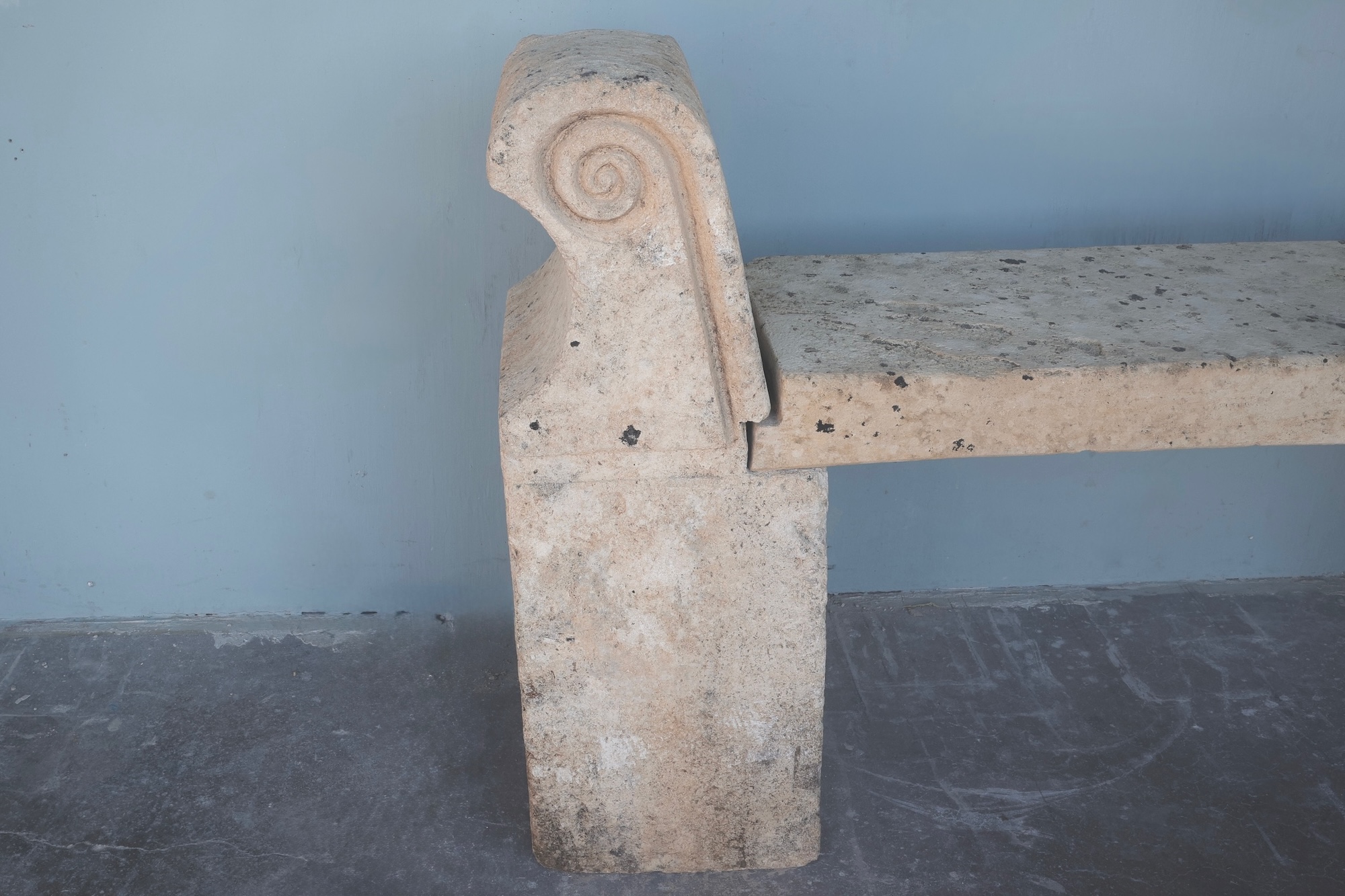19th c French Stone Bench - image 2