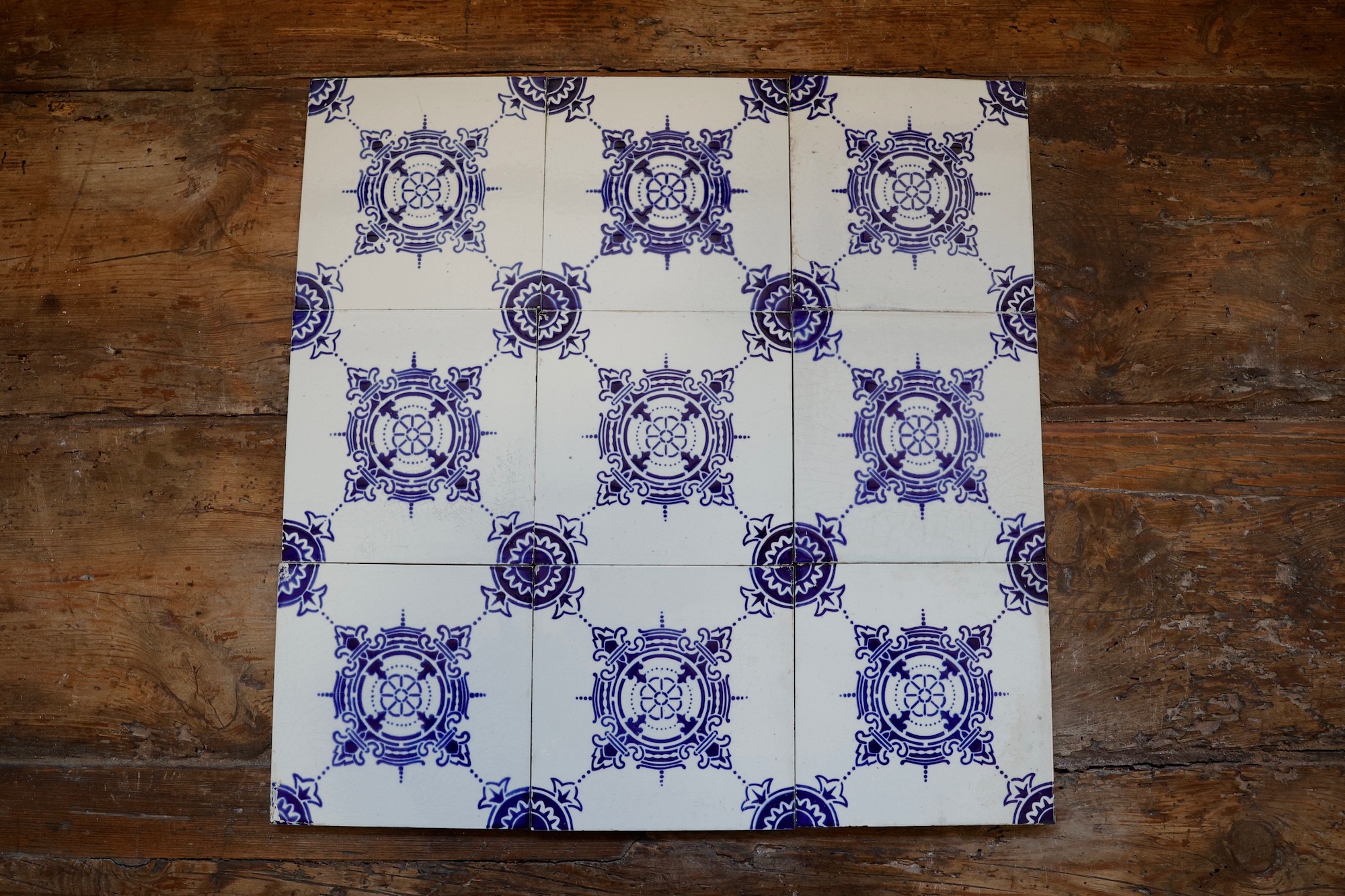 19th c Glazed Tile from Holland