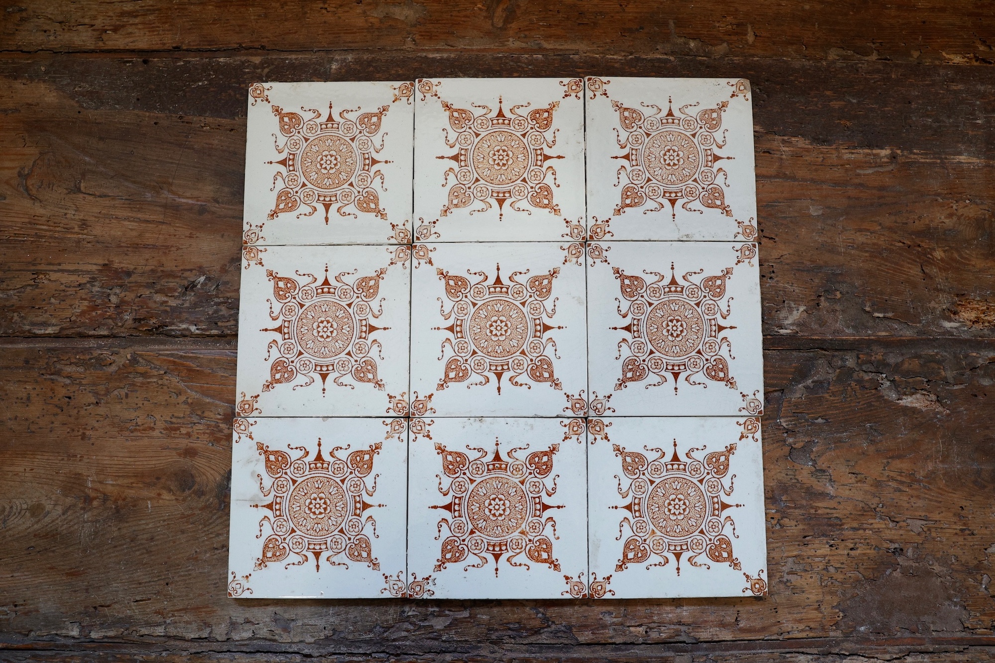 Reclaimed Glazed Tiles from Holland, circa 1900