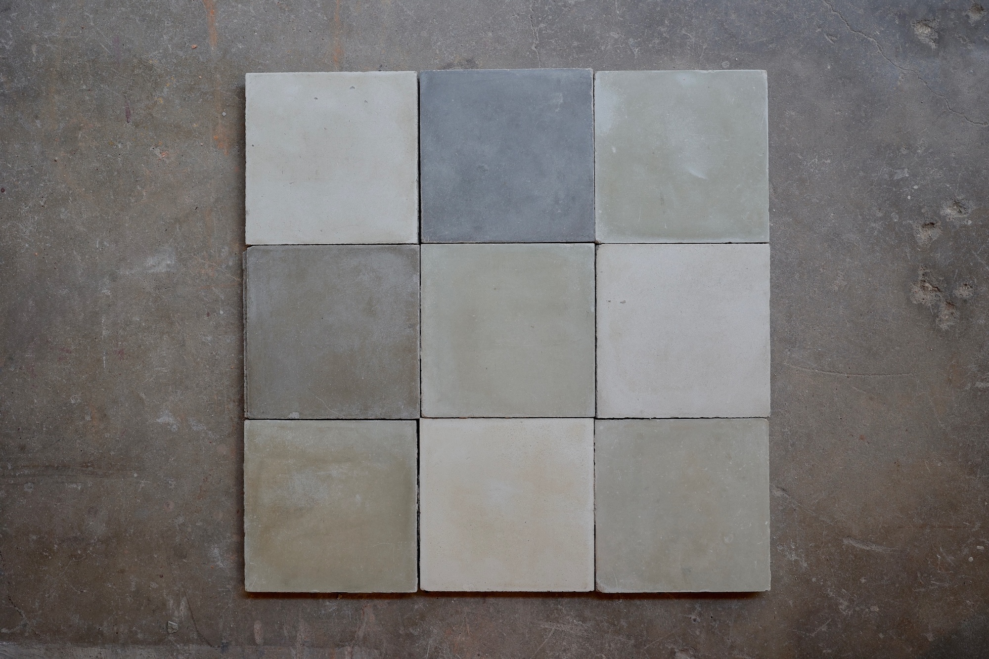 Cement Tiles (Cream & Grey/Olive)