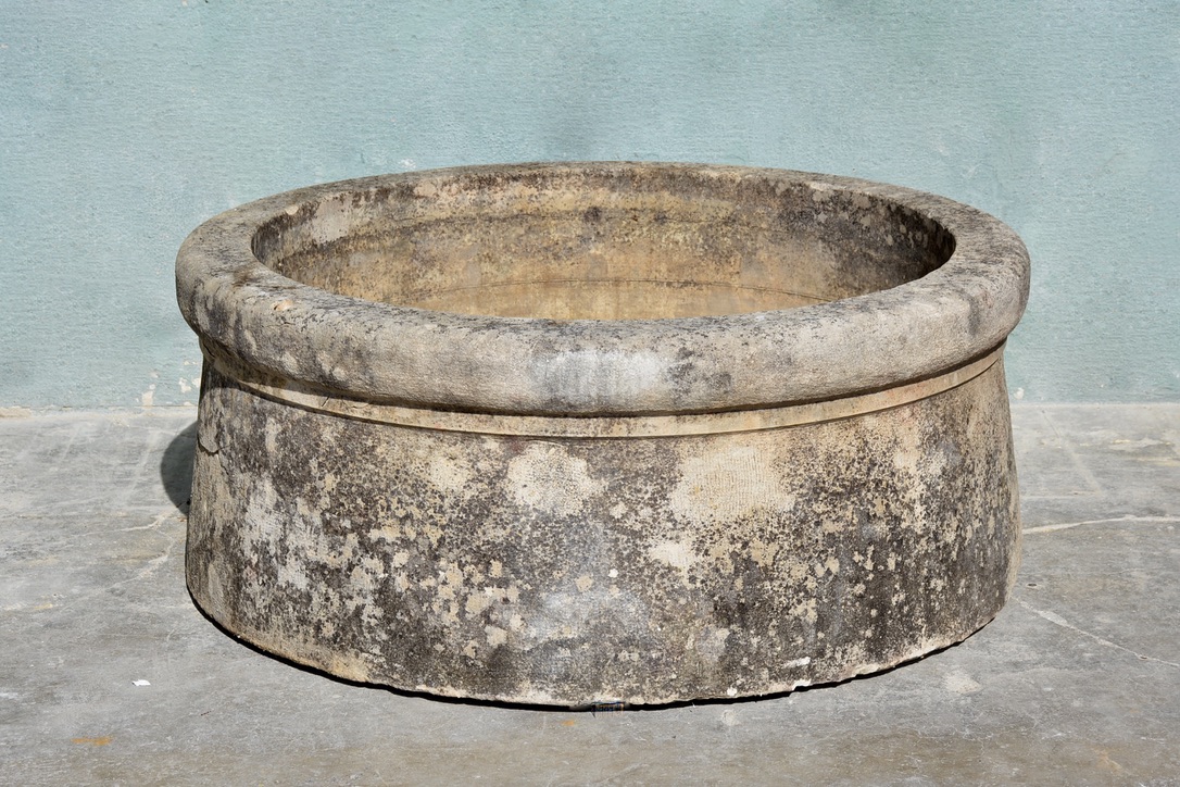 Reclaimed Round Auge from a small chateau in the Lorraine Region of France
