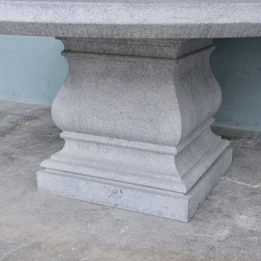 Newly Quarried | Round Belgian Blue Stone Table - image 4