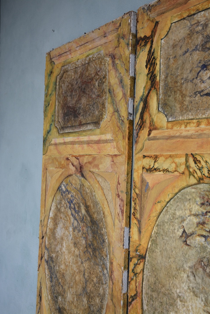 Set of 4 Painted Panels "Prop" from the French Movie Molière, circa 1980 - image 5