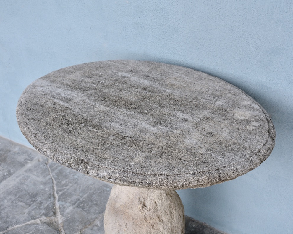 Bastide Collection | Aged Stone Table from Provence | Oval - image 2