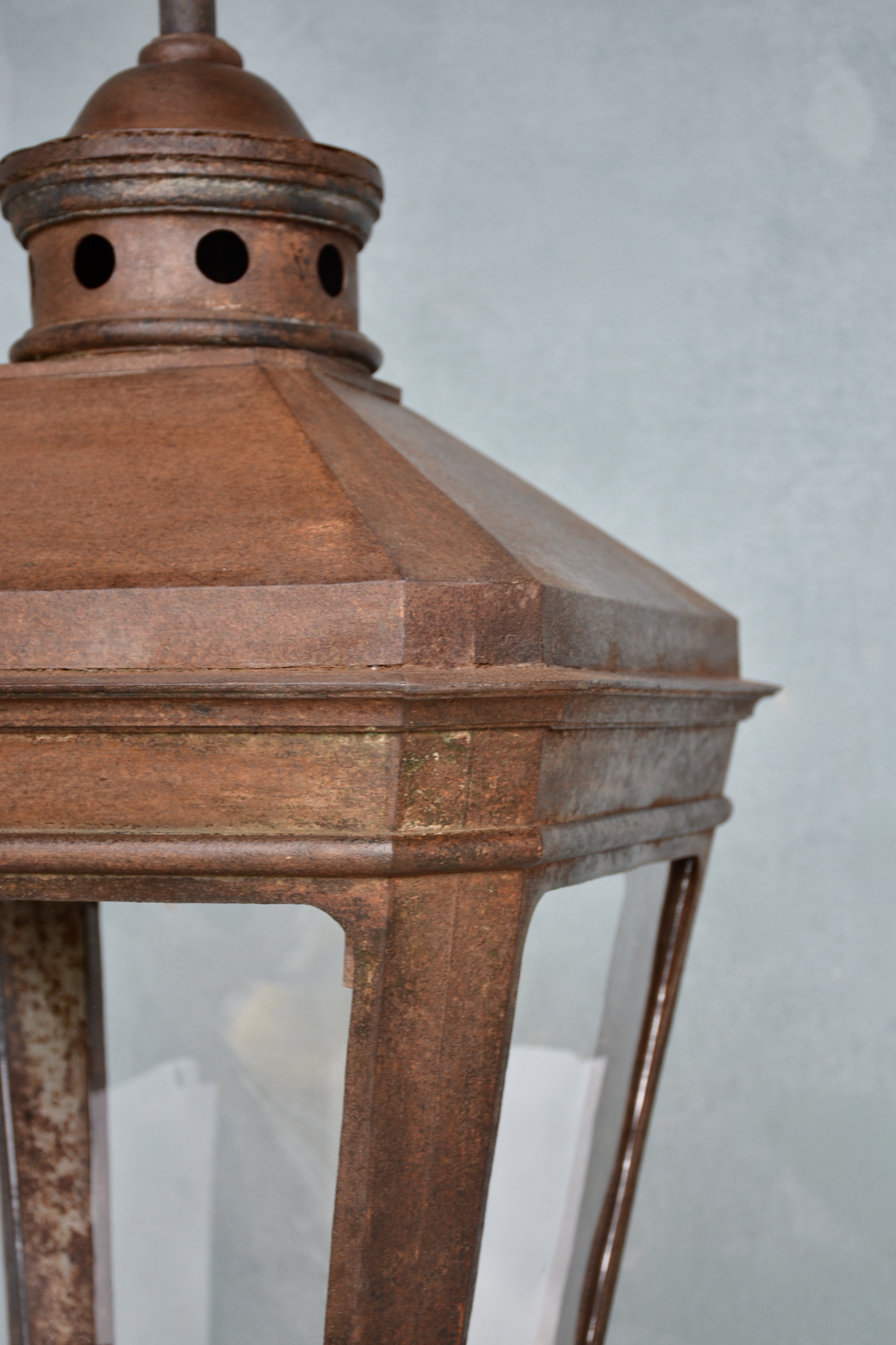 19th c. Provençal Iron Lantern - image 4