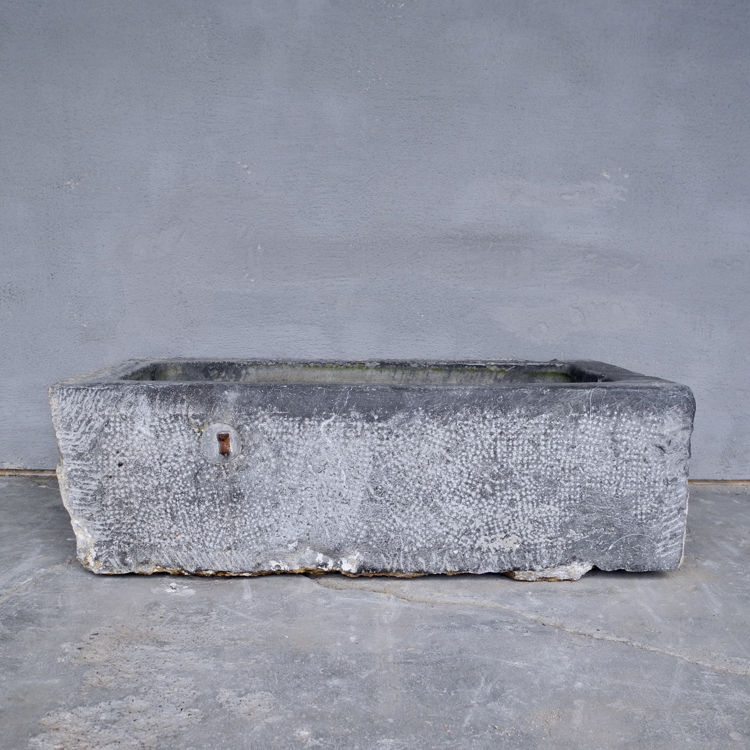 Antique Belgian Blue Stone Trough