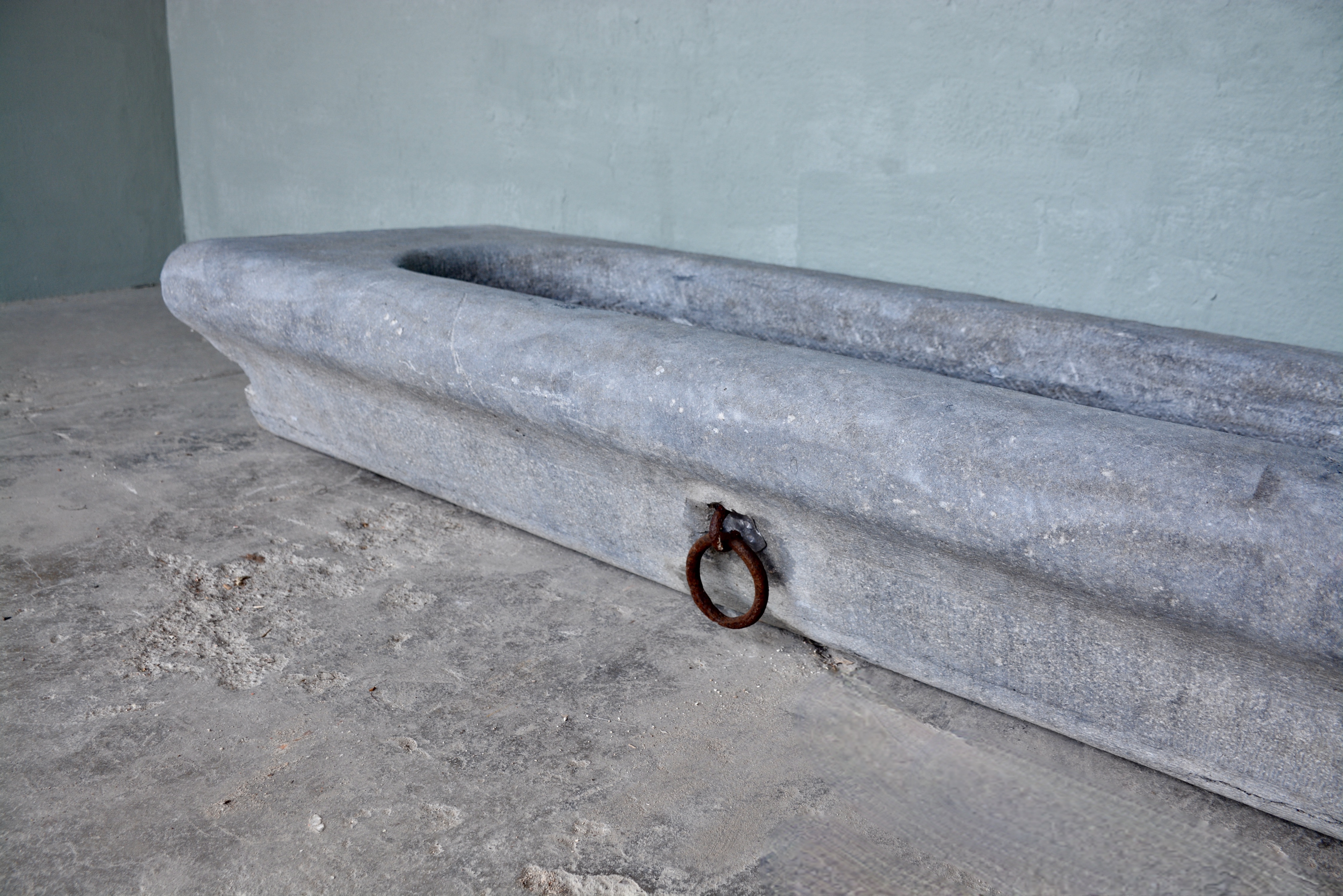 18th c Belgian bluestone horse trough from a stable near Bruges - image 5