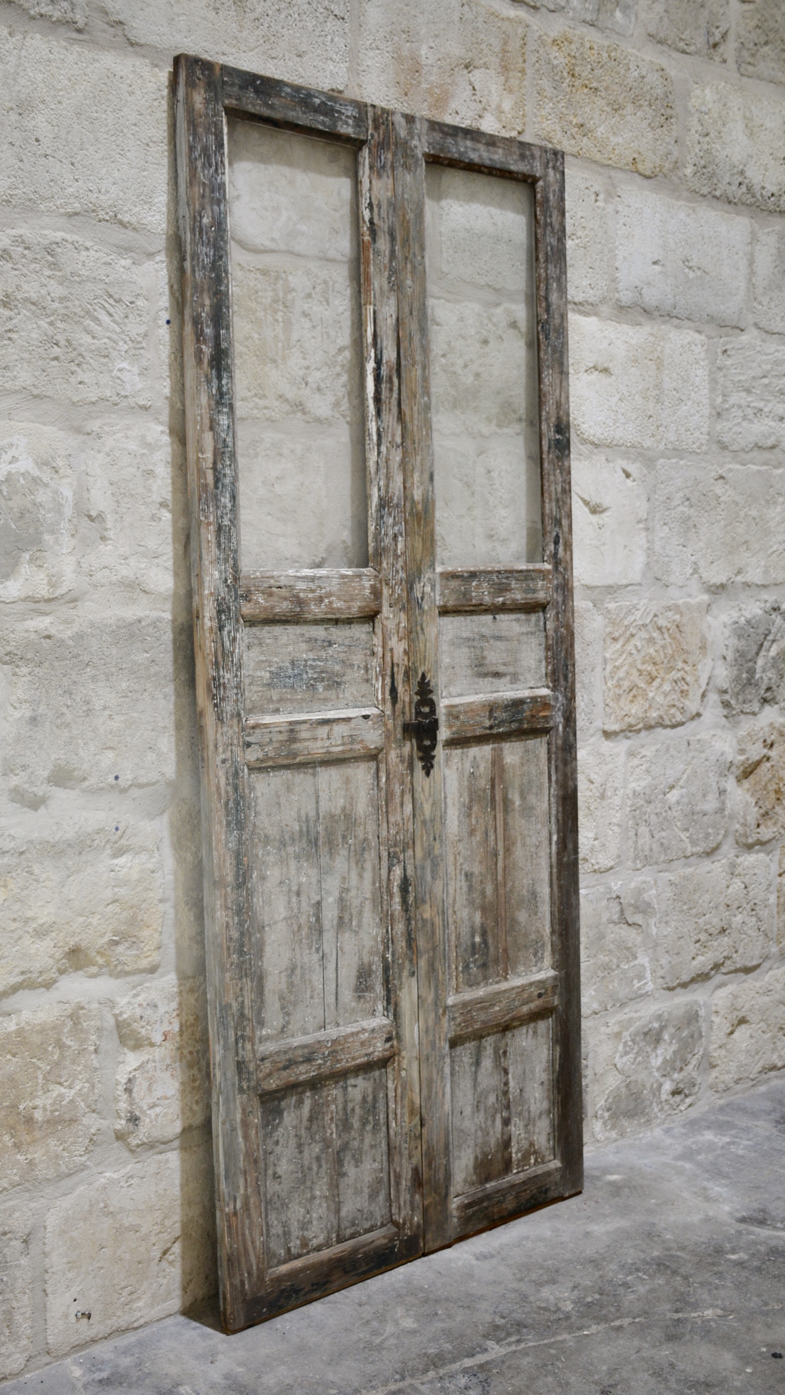 Pair of 18th c. Doors from a Village House near Brugges, Belgium - image 2