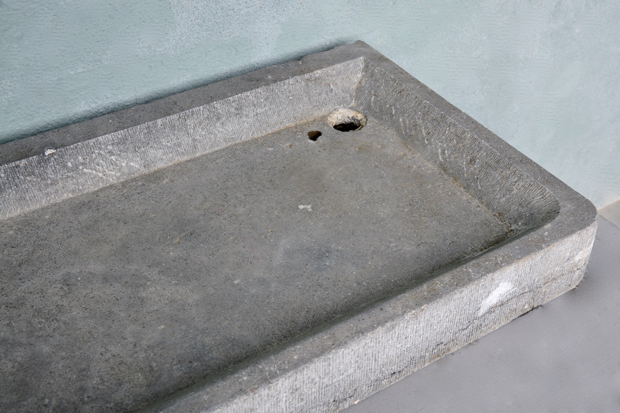 19th c. Belgian Blue Stone Sink, from the town of Dinant, Belgium - image 3