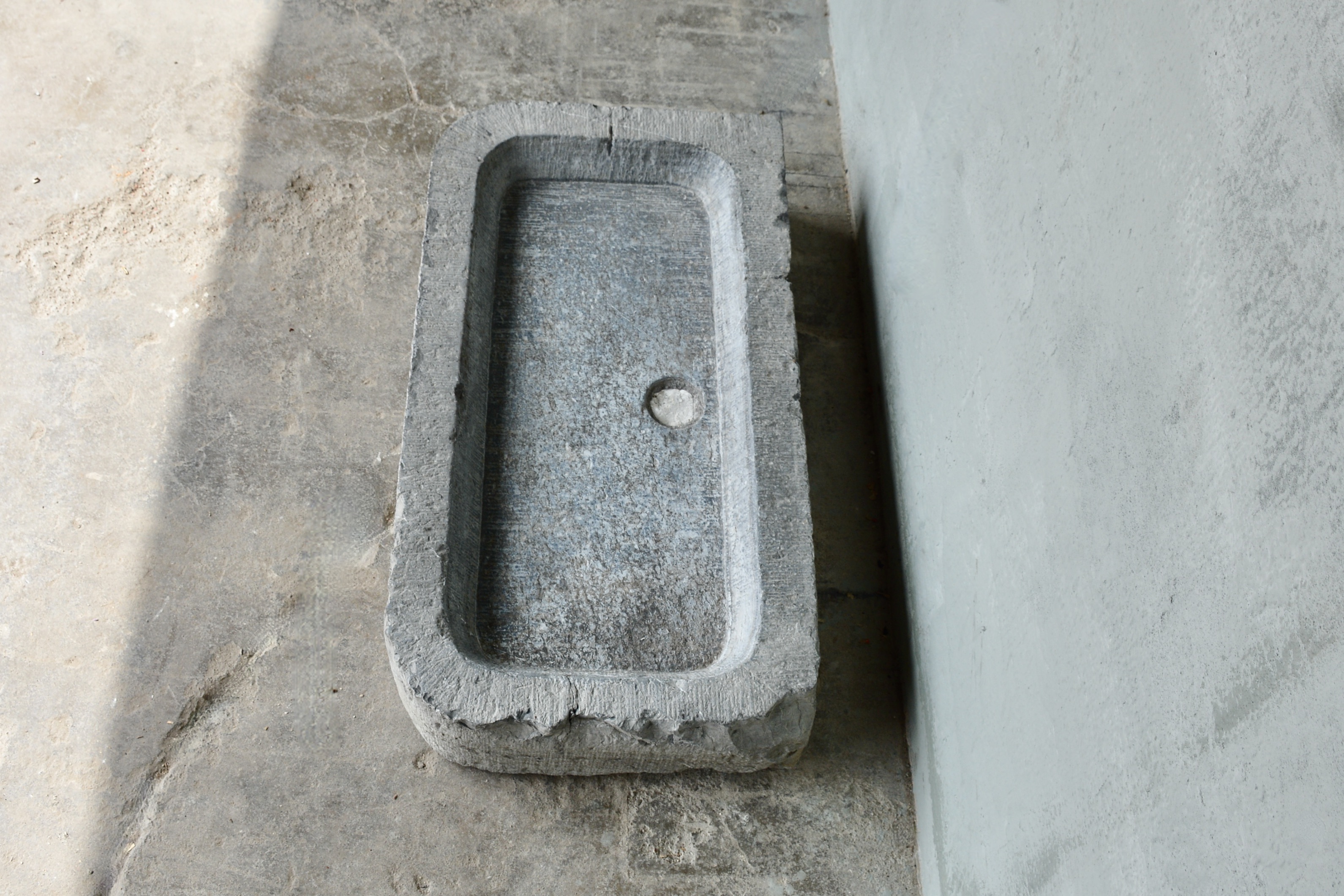 18th c Belgian Blue Stone Evier from a village house in Kortrijk, Belgium - image 4
