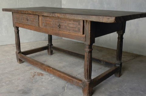 16th c. Chestnut Table From Northern Spain - image 2