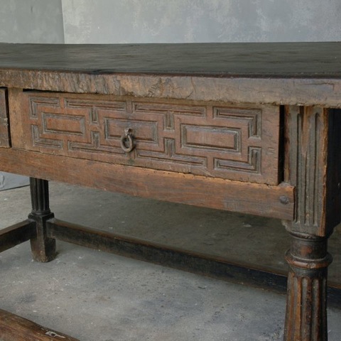 16th c. Chestnut Table From Northern Spain - image 3