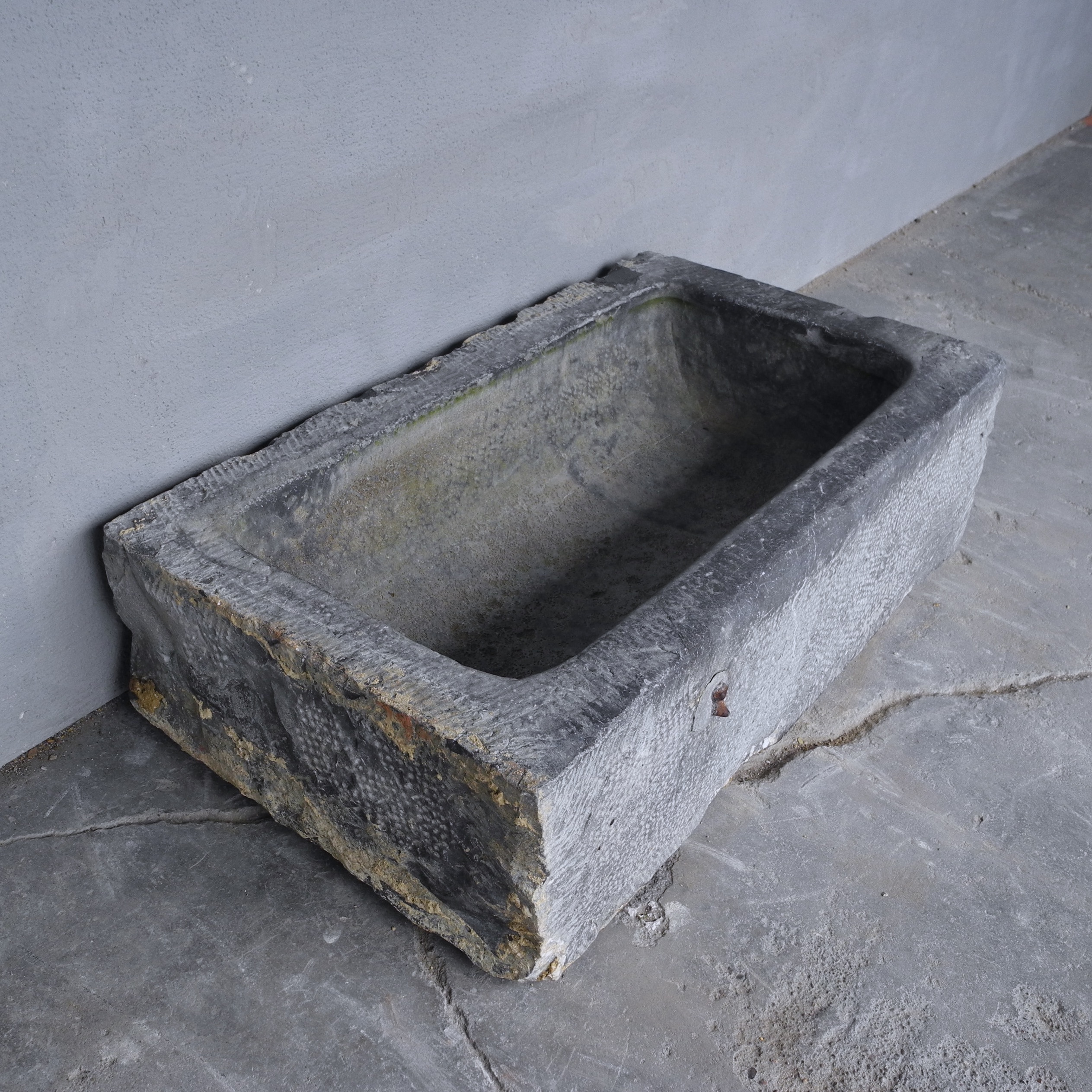 Antique Belgian Blue Stone Trough - image 4