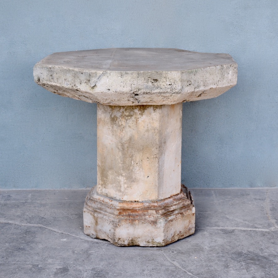 18th c. Stone Table from the Courtyard of a Maison Bourgeoise in Bordeaux, France